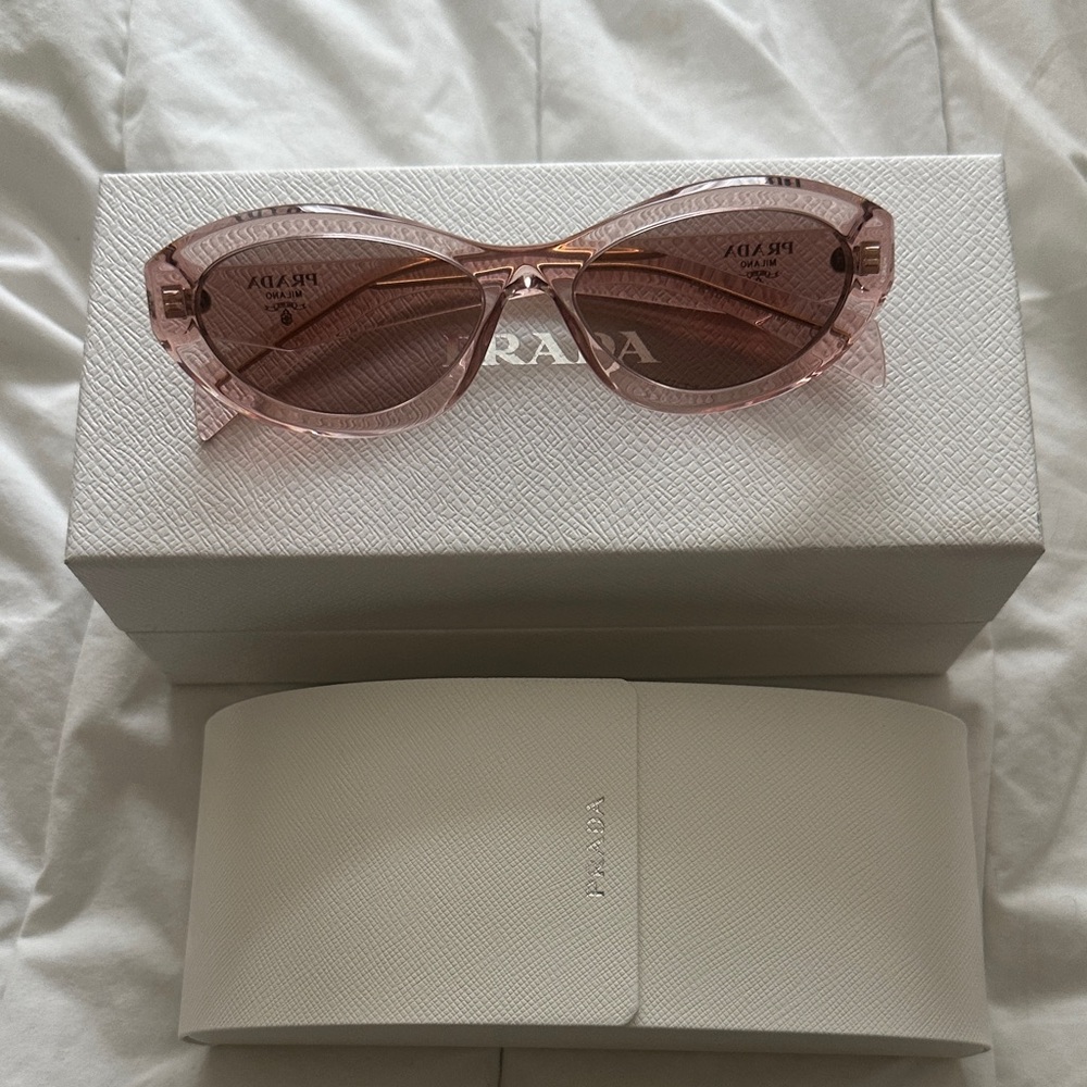 Prada Light Pink Cat-Eye Sunglasses